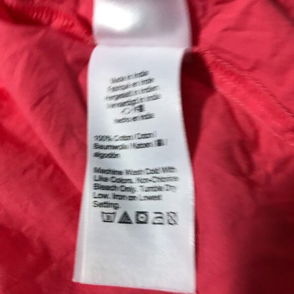 J Crew harbor side cutout tiered maxi dress L coral pink cotton summer wedding - Picture 8 of 10